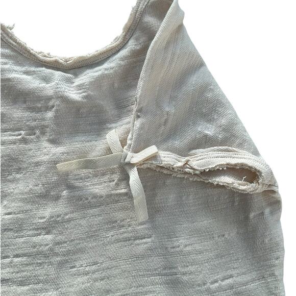 ZARA Cream Bow Top Size 3 - Picture 5 of 5